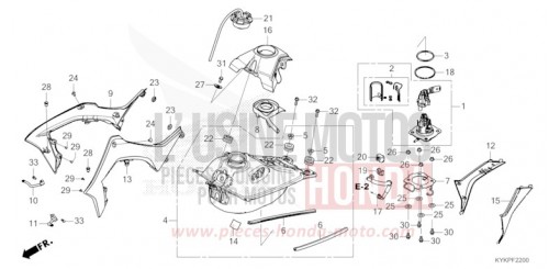 KRAFTSTOFFTANK CRF110FS de 2025