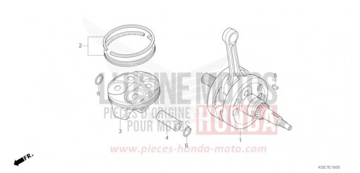 KURBELWELLE/KOLBEN CRF150RBS de 2025