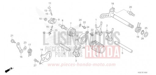 SCHALTTROMMEL CRF150RBS de 2025