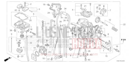 VERGASER CRF150RBS de 2025