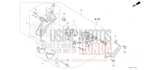 HINTERRAD-BREMSSATTEL CRF150RBS de 2025