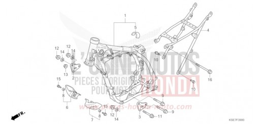 RAHMENKOERPER CRF150RBS de 2025