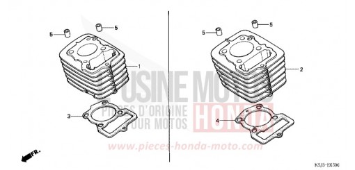 ZYLINDER CRF100F5 de 2005