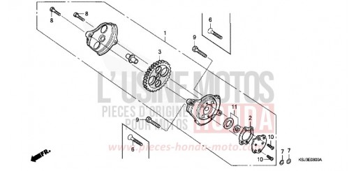 OELPUMPE CRF100F5 de 2005