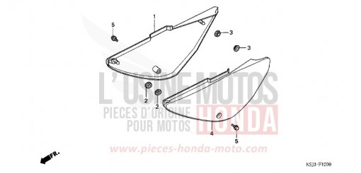 SEITENABDECKUNG CRF100F6 de 2006
