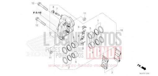 VORDERRAD-BREMSSATTEL CMX1100A2T de 2026