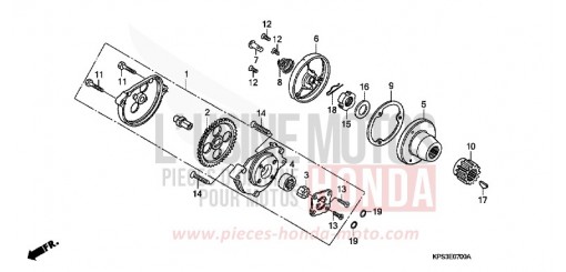 OELPUMPE CRF230F7 de 2007
