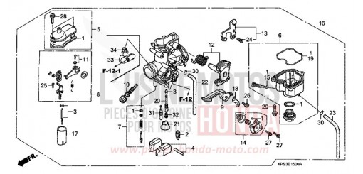 VERGASER CRF230F7 de 2007