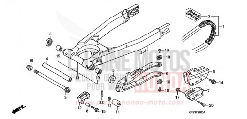 SCHWINGE/KETTENGEHAEUSE CRF230F8 de 2008