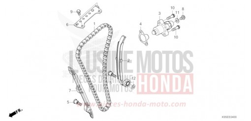 NOCKENWELLENKETTE/SPANNVORRICHTUNG CRF250RR de 2024