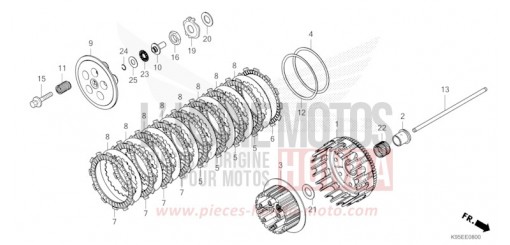 KUPPLUNG CRF250RR de 2024