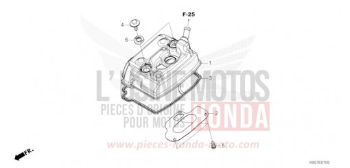 ZYLINDERKOPFDECKEL CRF250RS de 2025