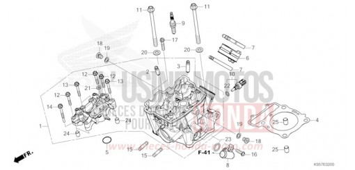 ZYLINDERKOPF CRF250RS de 2025
