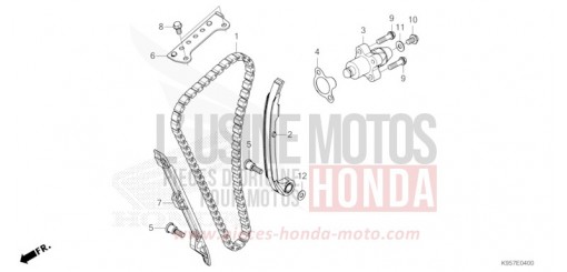 NOCKENWELLENKETTE/SPANNVORRICHTUNG CRF250RS de 2025