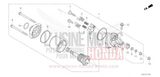 ANLASSER CRF250RS de 2025