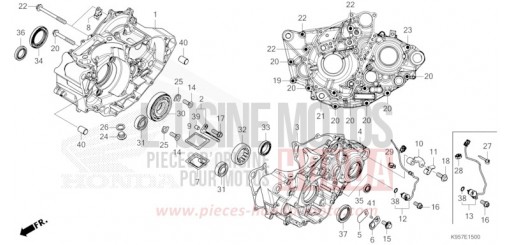 KURBELGEHAEUSE CRF250RS de 2025