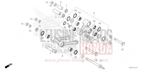 KISSEN-ARM CRF250RS de 2025