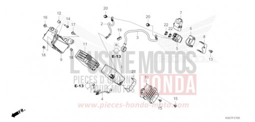 BATTERIE CRF250RS de 2025