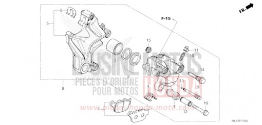 HINTERRAD-BREMSSATTEL CMX1100D3T de 2026