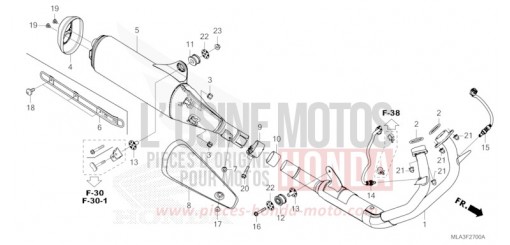 ABGAS-SCHALLDAEMPFER CMX1100DP de 2023