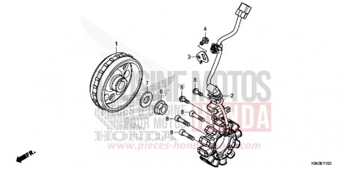 GENERATOR CRF250RXK de 2019