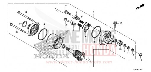 ANLASSER CRF250RXK de 2019