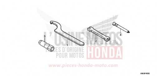 WERKZEUGE CRF250RXK de 2019