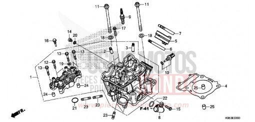 ZYLINDERKOPF CRF250RXL de 2020