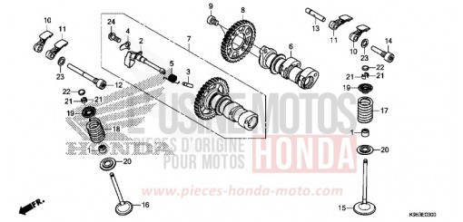 NOCKENWELLE/VENTIL CRF250RXL de 2020