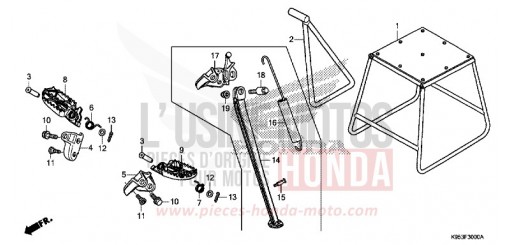 STUFE/STAENDER CRF250RXL de 2020