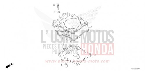 ZYLINDER CRF250RXP de 2023