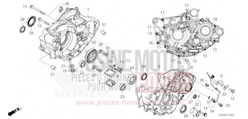 KURBELGEHAEUSE CRF250RXP de 2023