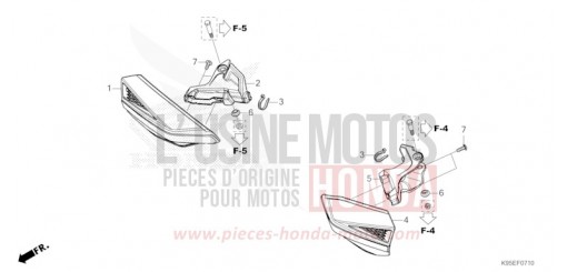 KNOECHELSCHUTZ CRF250RXP de 2023
