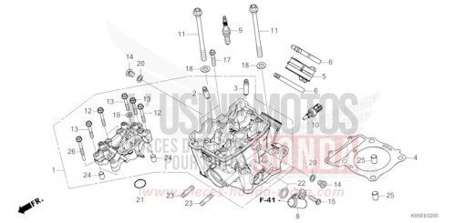 ZYLINDERKOPF CRF250RXR de 2024