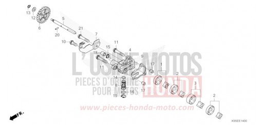 OELPUMPE CRF250RXR de 2024