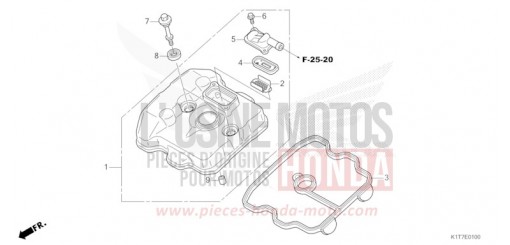 ZYLINDERKOPFDECKEL CRF300LAP de 2023