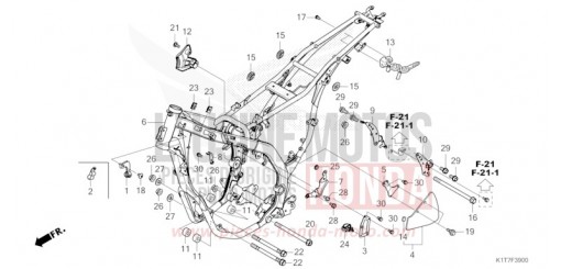 RAHMENKOERPER CRF300LAP de 2023