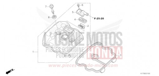ZYLINDERKOPFDECKEL CRF300LAS de 2025