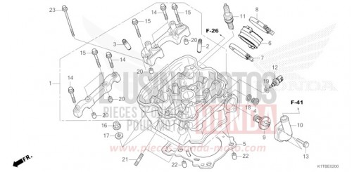 ZYLINDERKOPF CRF300LAS de 2025