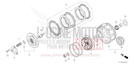 KUPPLUNG CRF300LAS de 2025