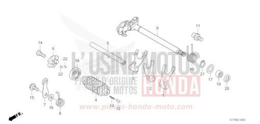 SCHALTTROMMEL CRF300LAS de 2025