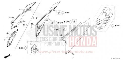 SEITENABDECKUNG CRF300LAS de 2025