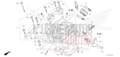 ZYLINDERKOPF CRF300LRAP de 2023