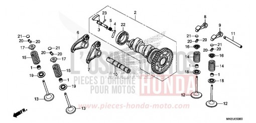 NOCKENWELLE/VENTIL CRF450LK de 2019