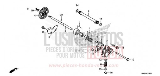 OELPUMPE CRF450LK de 2019