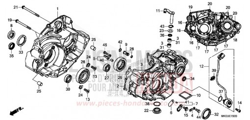 KURBELGEHAEUSE CRF450LK de 2019