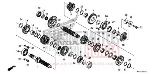 GETRIEBE CRF450LK de 2019