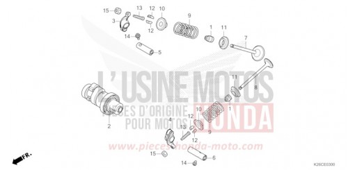 NOCKENWELLE/VENTIL MSX125AR de 2024