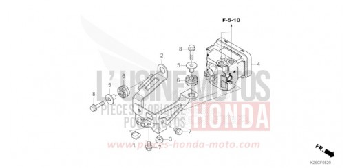 ABS-MODULATOR MSX125AR de 2024