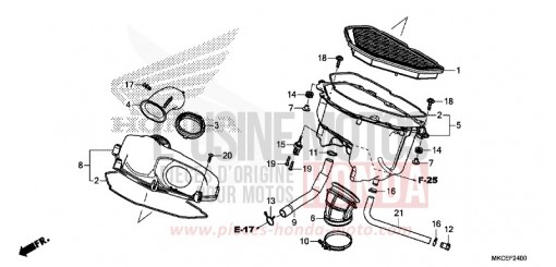 LUFTFILTER GL1800DAK de 2019